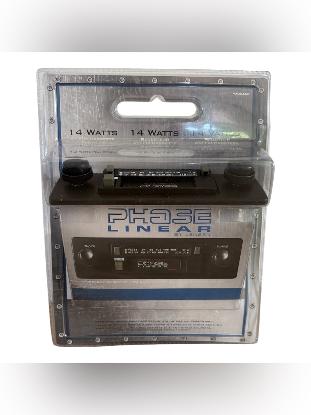 Vintage NIB Phase Linear by Jensen AM/FM Cassette 14
Watts Stereo 7X2 Watt Peak